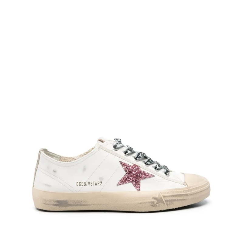 Golden Goose Low-Top-Sneaker Low-Top Sneakers With Distressed White Base Neutrals
