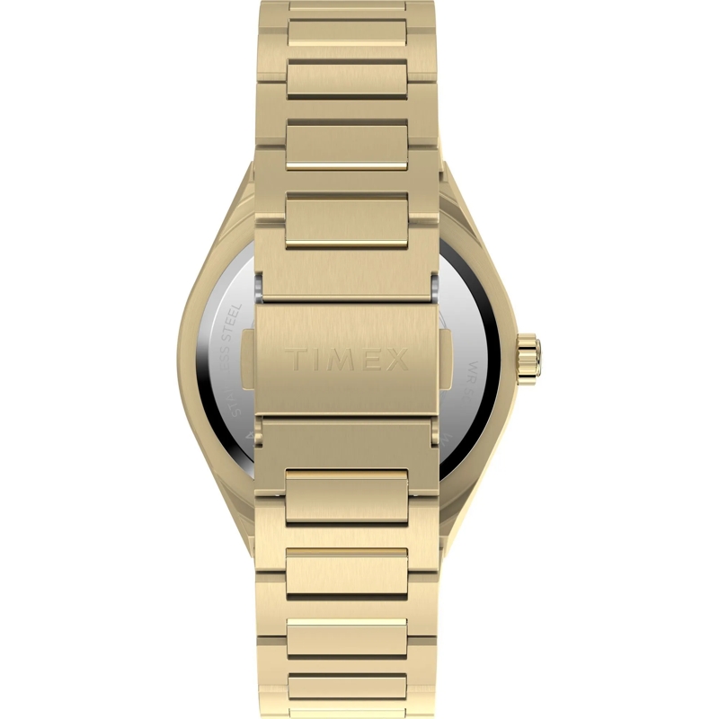 Timex Quarzuhr Quarz-Analoguhr Q Timex® Continental Day And Date gold(Image 3)