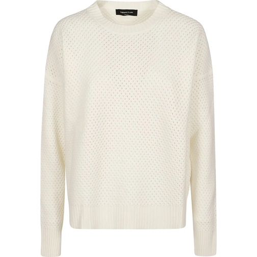 Fabiana Filippi Truien Round Neck Sweater White weiß