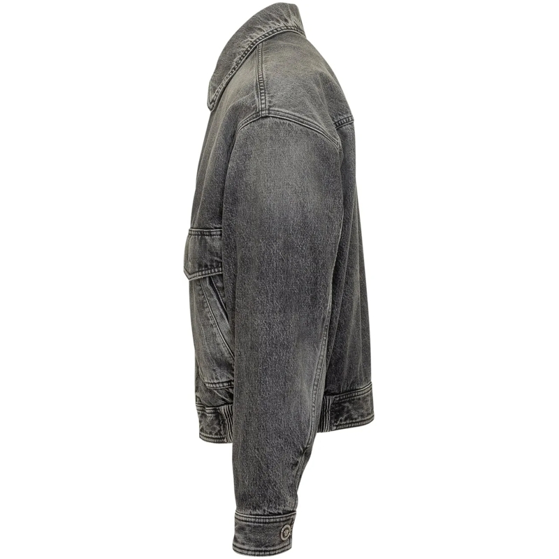 Versace Veste en jean Blusa in Denim dunkelgrau(Image 3)