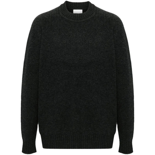 Isabel Marant Pullover Mélange Effect Wool Knit Sweater Black