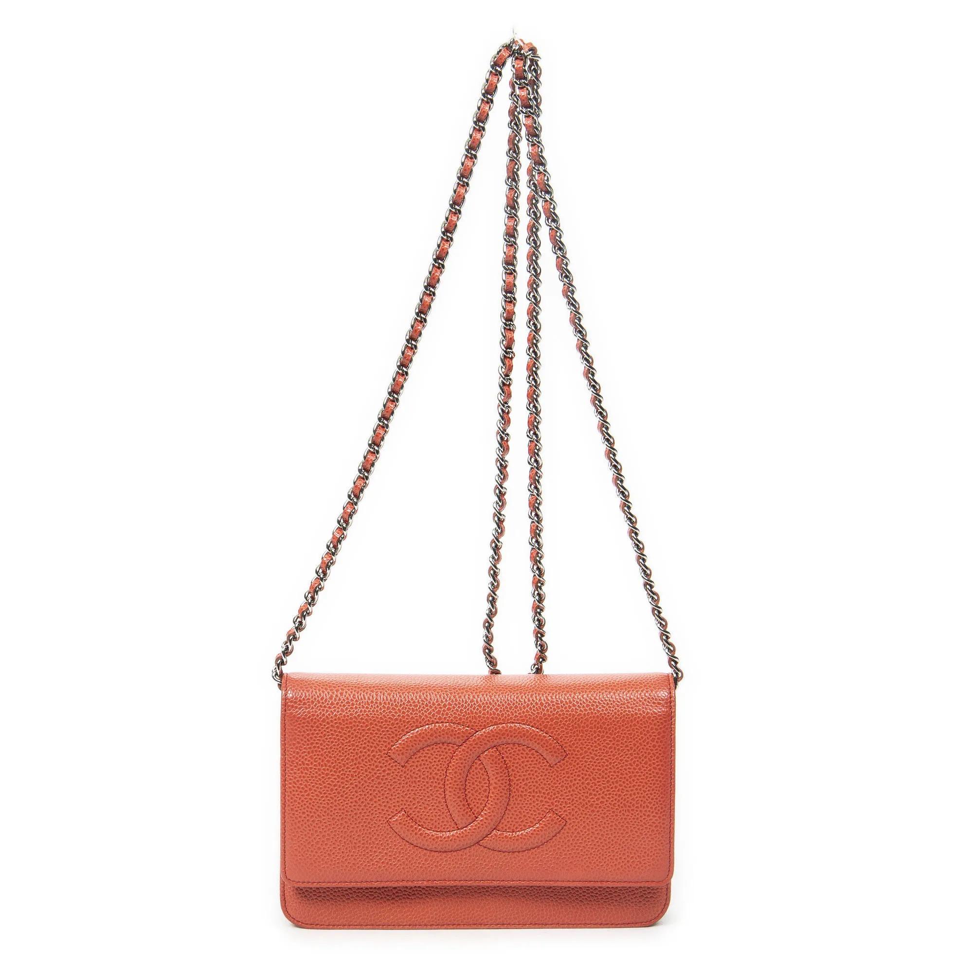 Chanel Crossbody Bags - CC Wallet on Chain - Gr. unisize - in Rot - für Damen