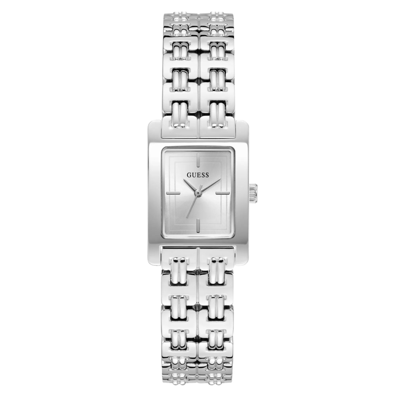 Guess Quarzuhr Quarz-Analoguhr Cove silber