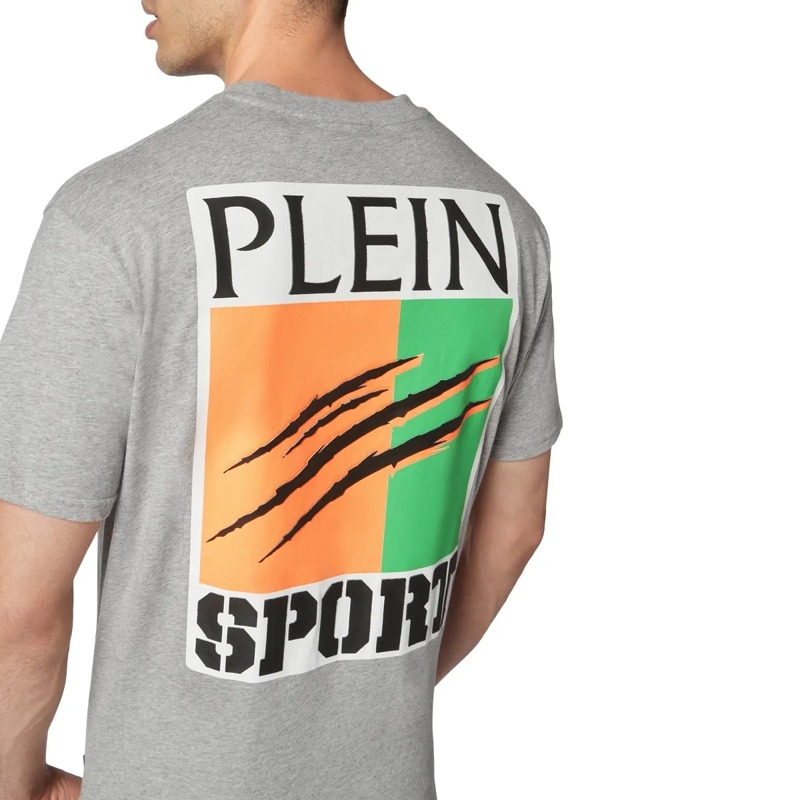 Plein Sport T-Shirt T-Shirt Scratch grau(Image 4)