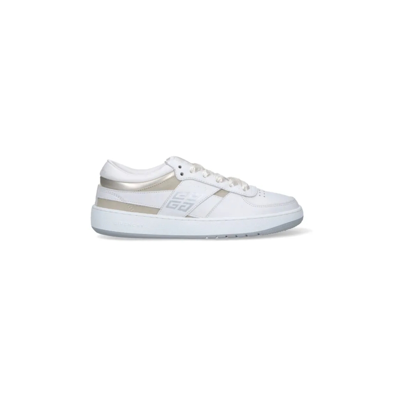 Givenchy Low-Top-Sneaker Minimalist White Sneaker With Classic Silhouette White