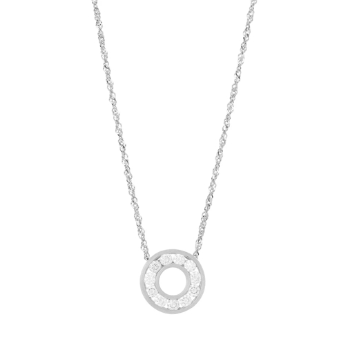 VOLARE Pendant with Necklace 11 Brill ca. 0,40 Platinum Mittellange Halskette
