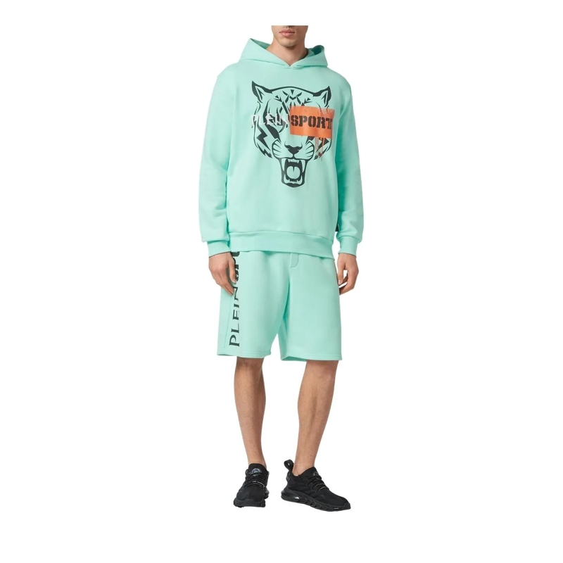 Plein Sport Sweatshirt Hoodie Tiger grün(Image 4)