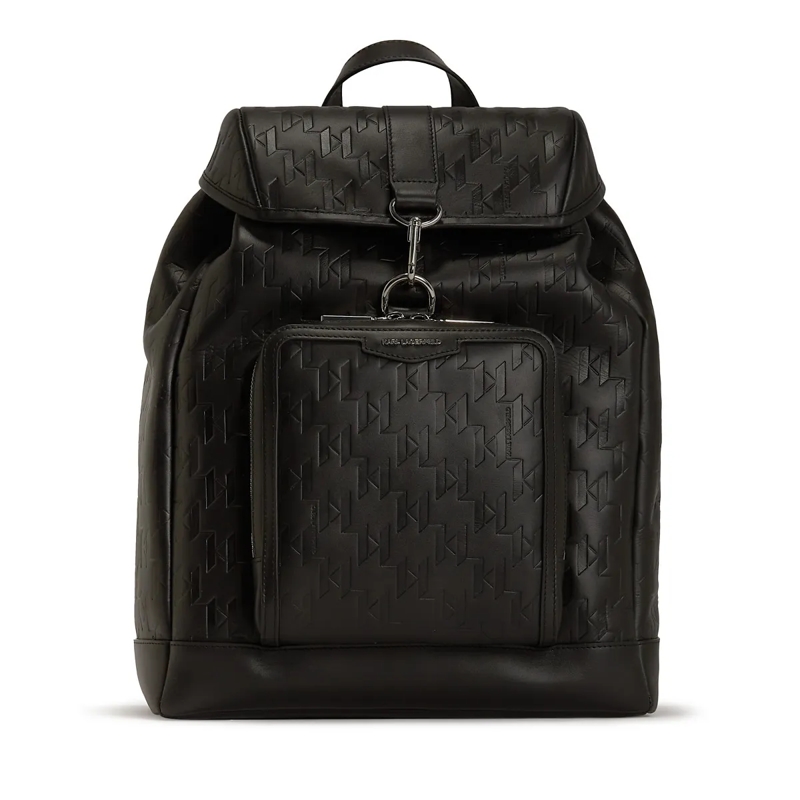 Karl Lagerfeld Rucksack K/LOOM RUCKSACK AUS LEDER schwarz