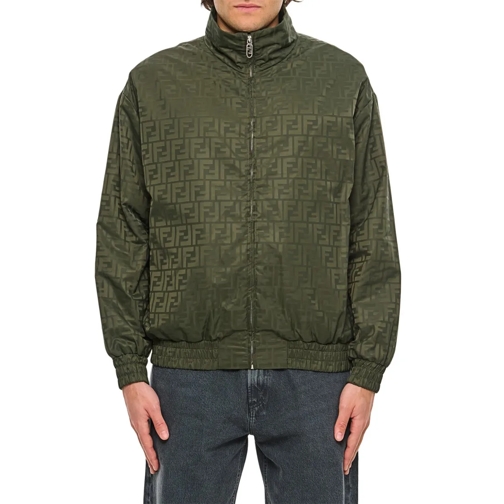 Fendi Bomberjacks Padded Bomber Ff Jacket Green