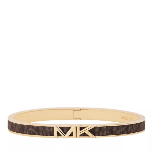 Michael Kors Gold-Tone Slim Mott Bangle Bracelet Gold Armreif
