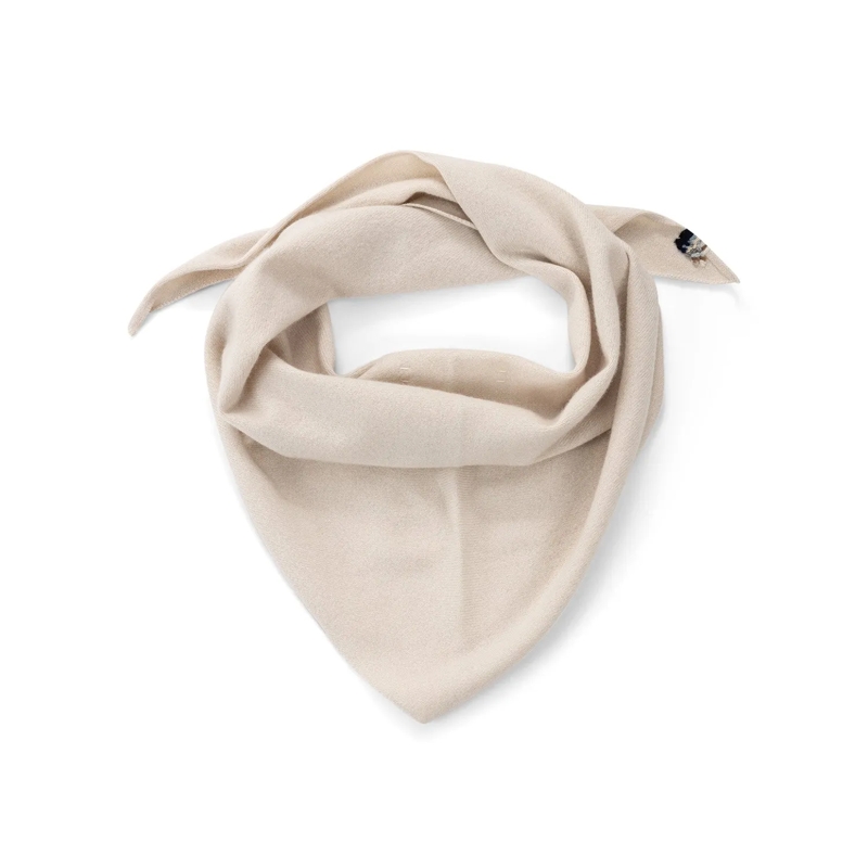 Extreme Cashmere Écharpe Tuch Bandana aus Kaschmir-Mix weiß