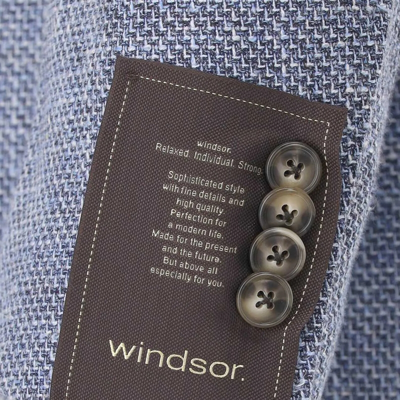 windsor. Veste de costume Shaped-Fit Sakko Giro blau(Image 4)