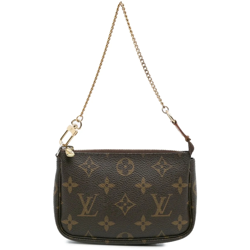 Louis Vuitton Tote Monogram Mini Pochette Accessoires braun