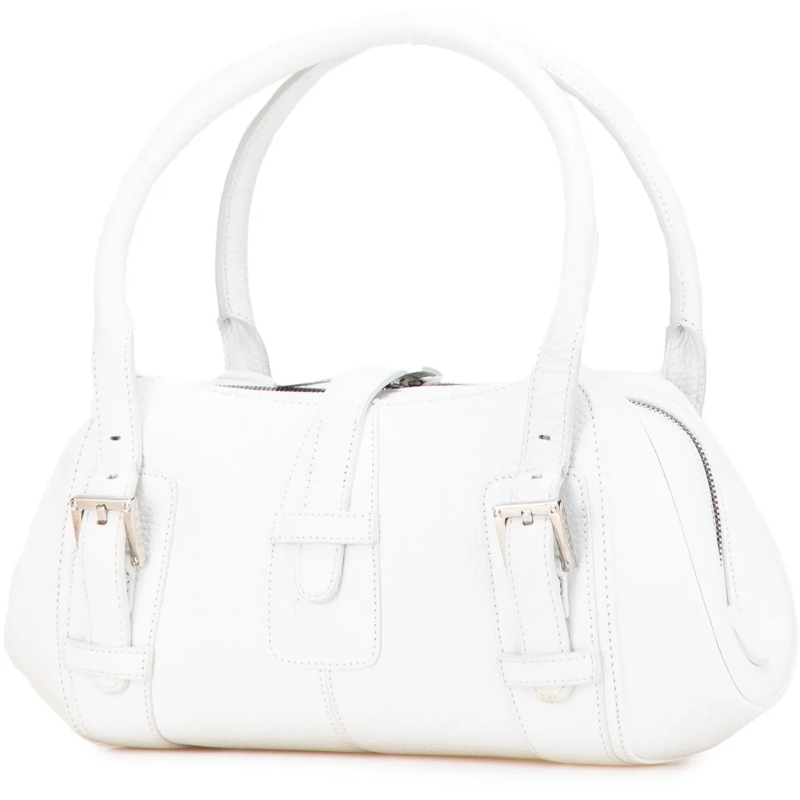 Loewe Tote Leather Senda Handbag weiß