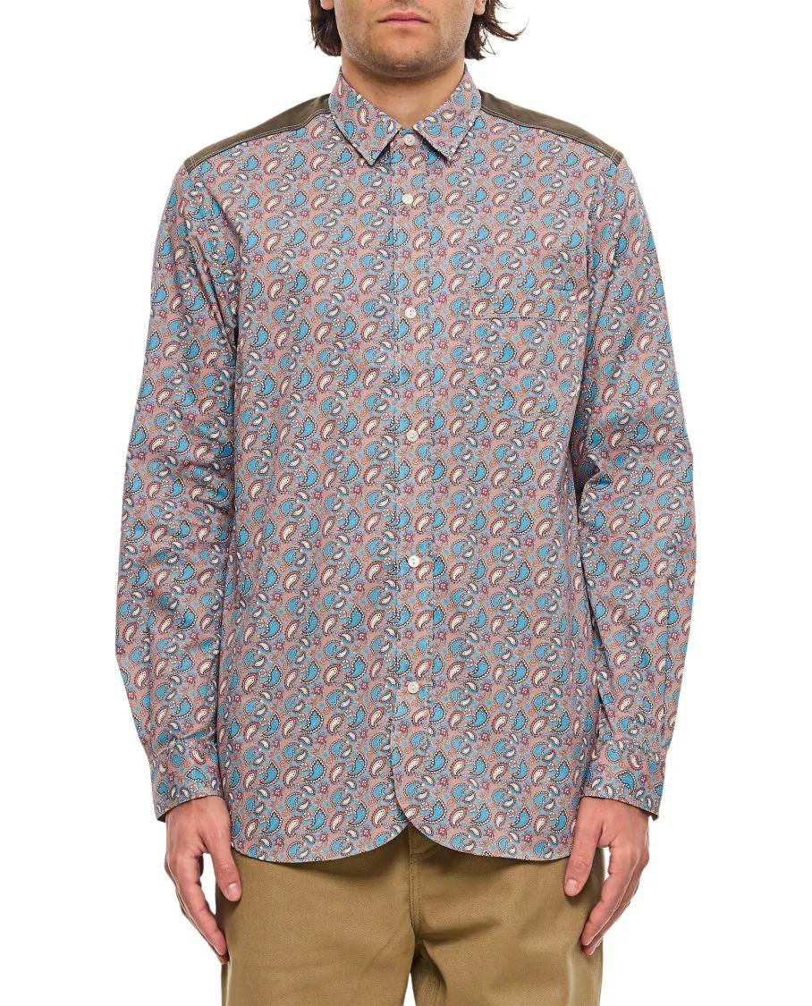 Thumbnail - Junya Watanabe - Printed Shirt - Größe S - grau