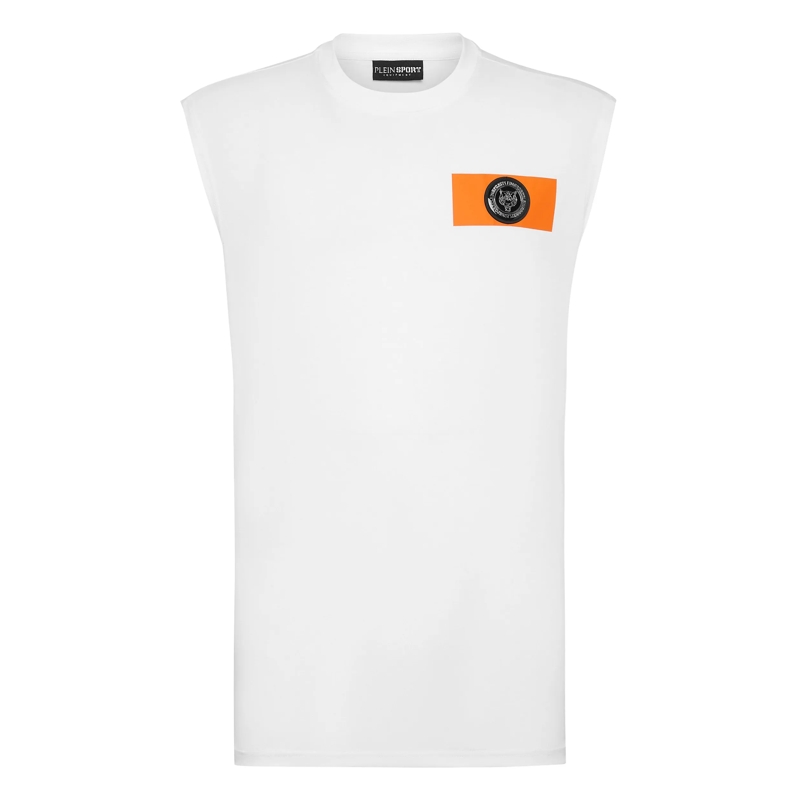 Plein Sport Top Tanktop weiss