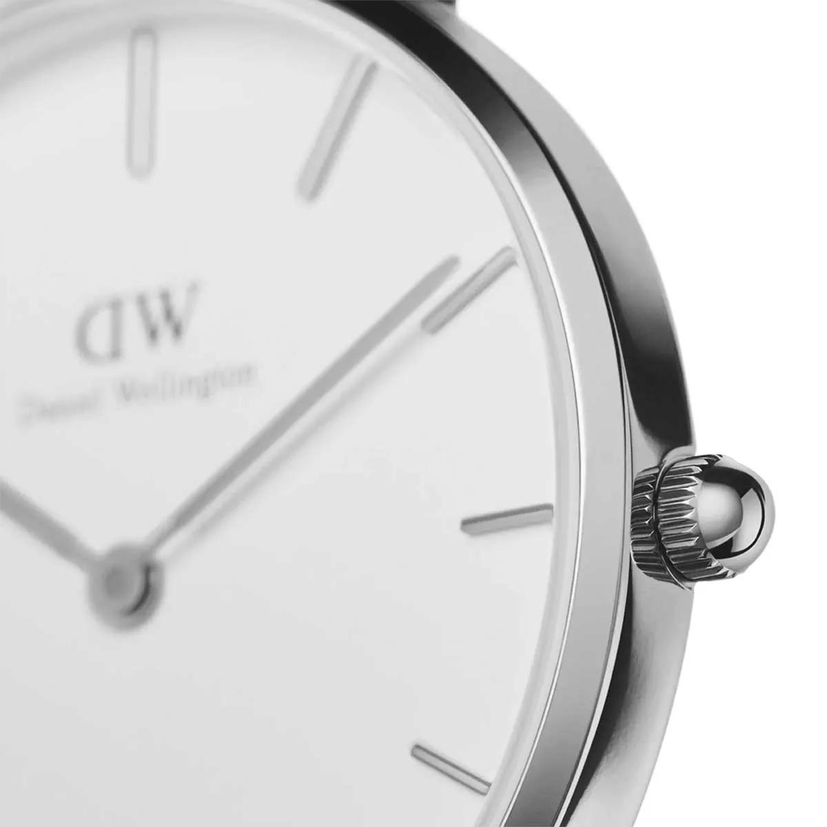 Thumbnail - Daniel Wellington Uhr - Classic Petite Sterling 28 mm - Gr. unisize - in Silber - für Damen