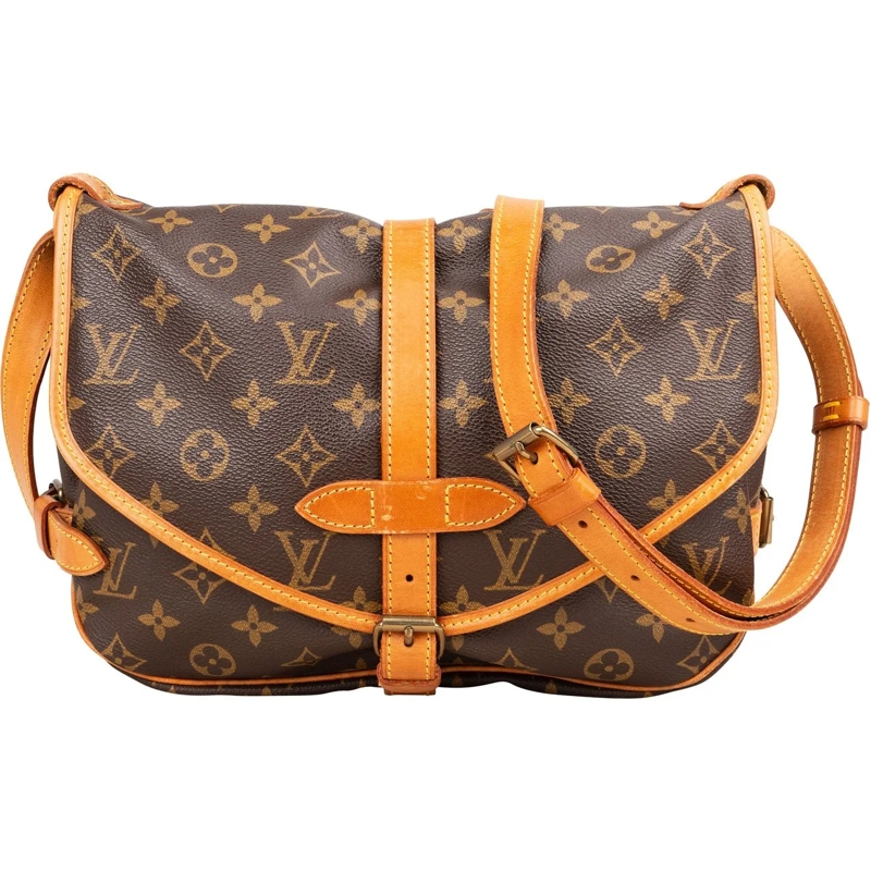 Louis Vuitton Tote Louis Vuitton Canvas Monogram Saumur 30 Crossbody  braun
