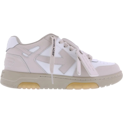 Off-White Low-Top Sneaker Dames Out Of Office Calf Leather beige