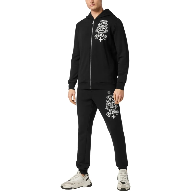 Philipp Plein Daunenjacke Sweatjacke schwarz(Image 4)