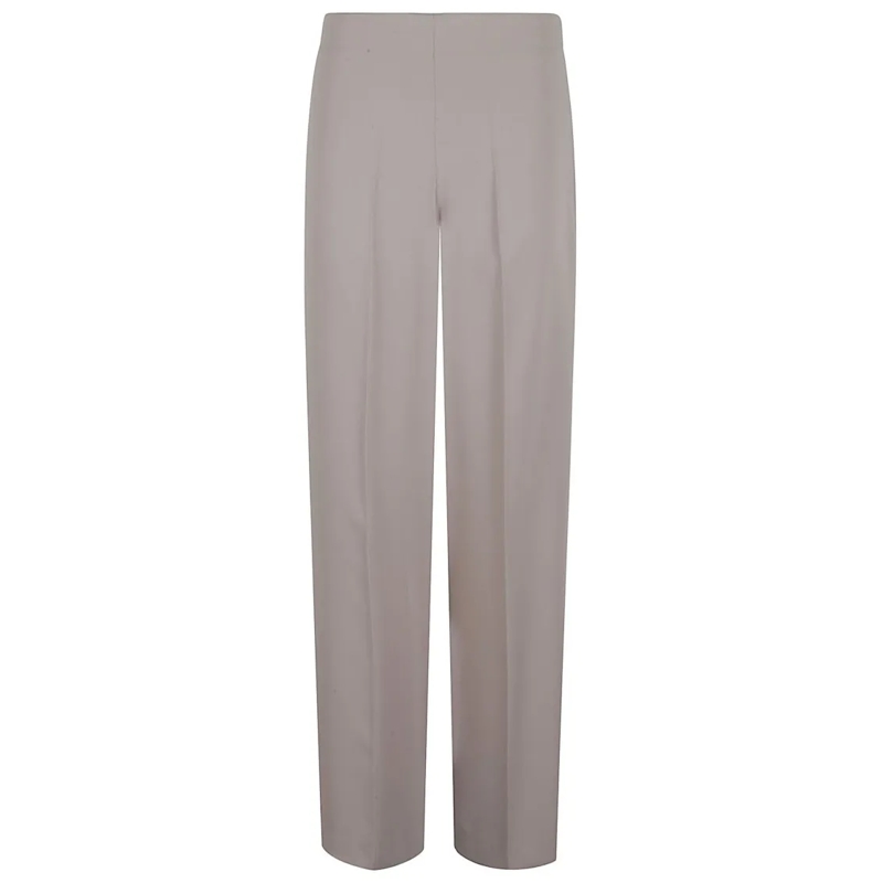 P.A.R.O.S.H.  Tailored Straight-Leg Trousers Grey