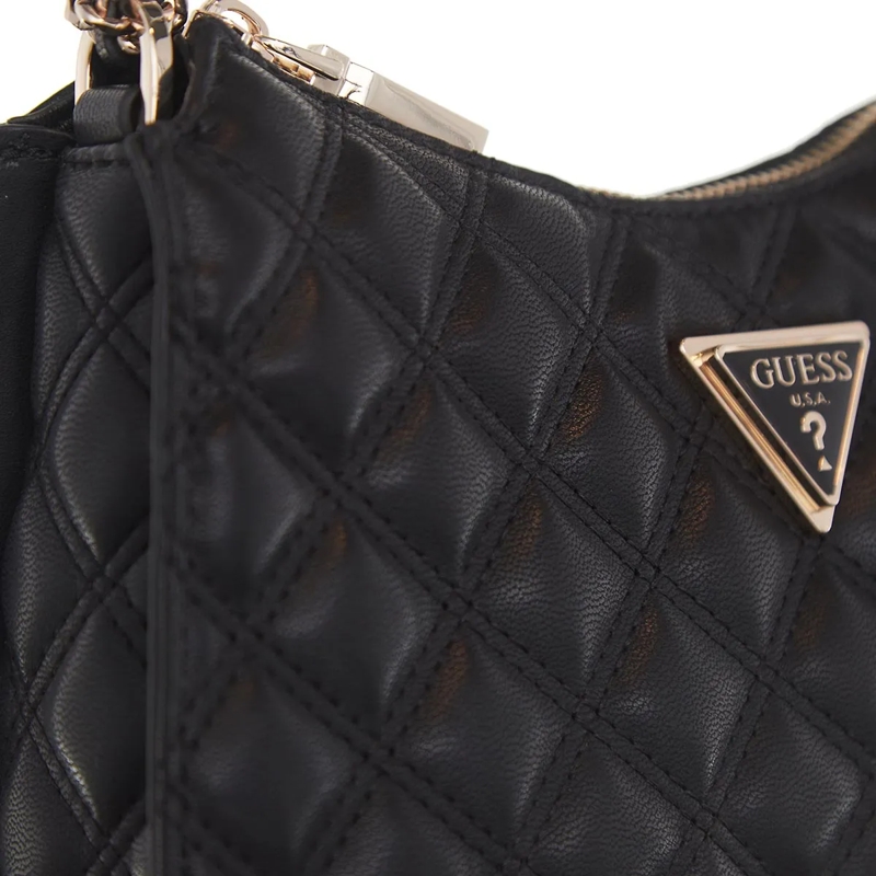 Guess Schultertasche Giully Top Zip Shoulder Bag Black(Image 4)