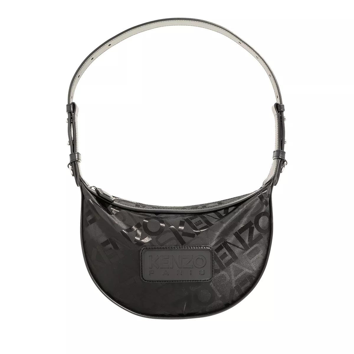 Kenzo Hobo Bags - Small Hobo - Gr. unisize - in Schwarz - für Damen - aus Leder & Textil & Nylon