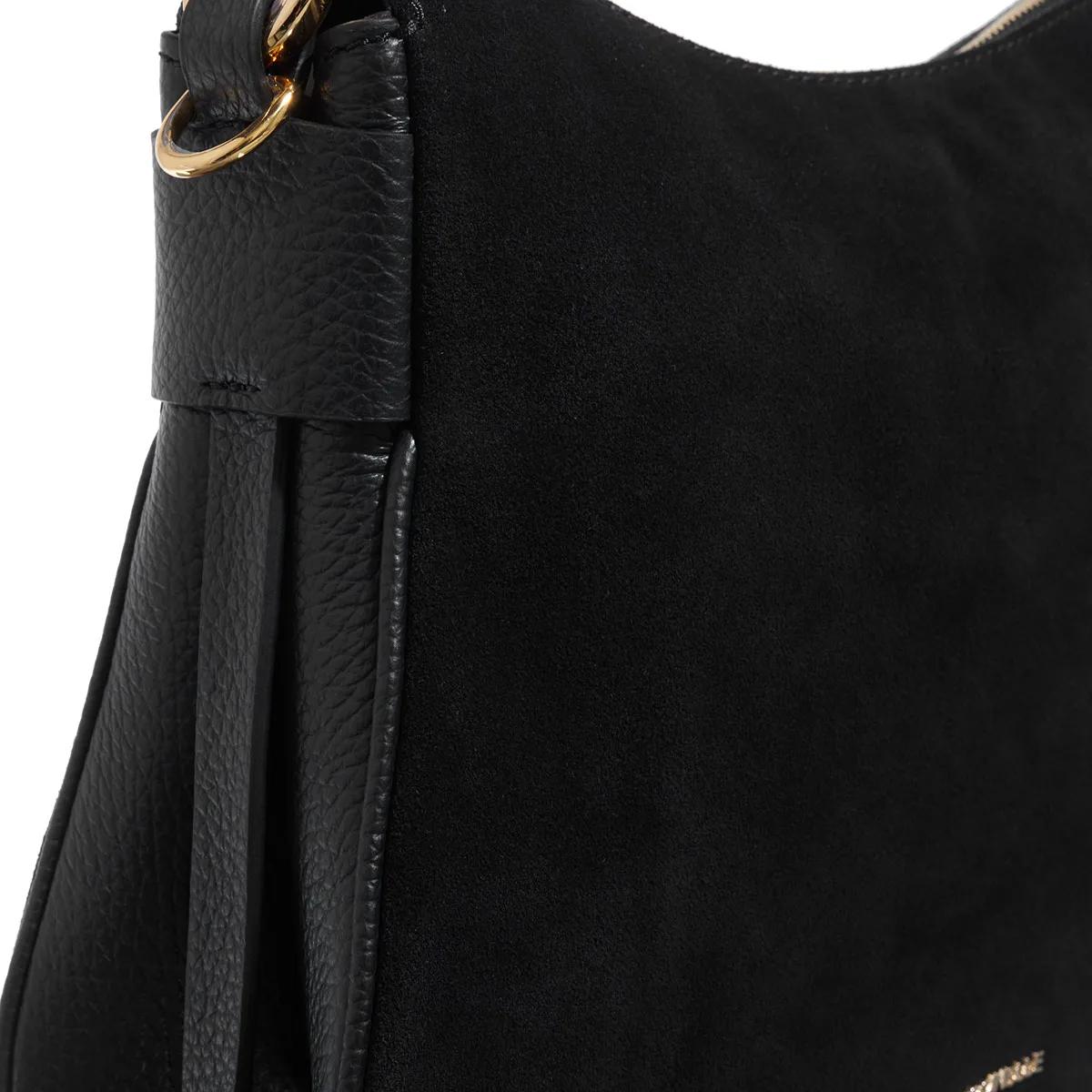 Coccinelle Hobo bags magie Suede Bim in zwart