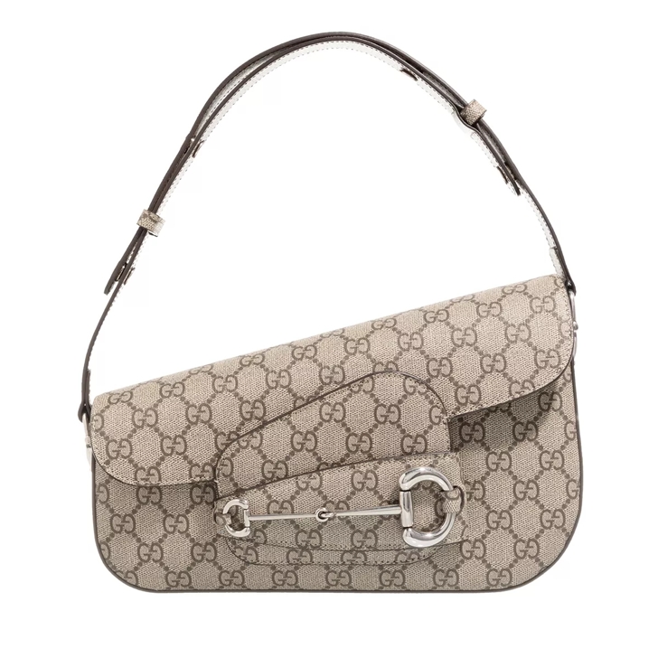 Gucci Shoulder Bag Tessuto Beige Schultertasche