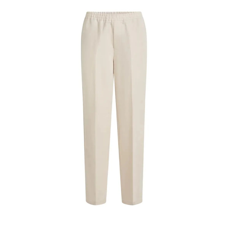 Karl Lagerfeld Hose Anzughose aus Leinen Hose beige