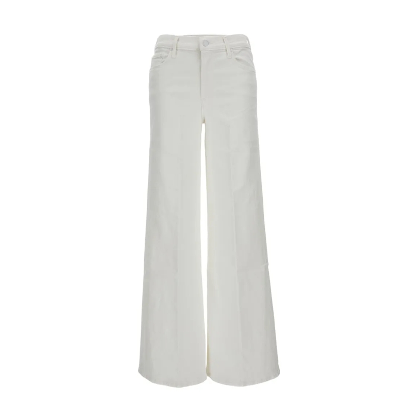 Mother Jeans The Twister Sneak Jeans White