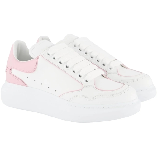Alexander McQueen sneaker basse Oversized Hybrid Sneakers  - Leather - White/Pink White (Image 4)