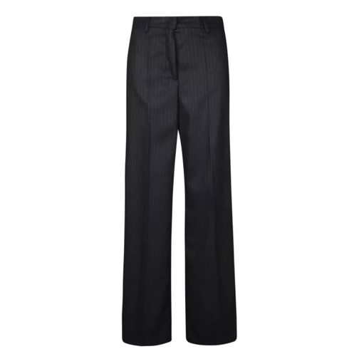 Blanca Vita Black/Grey Palazzo Trousers Black Pantalons