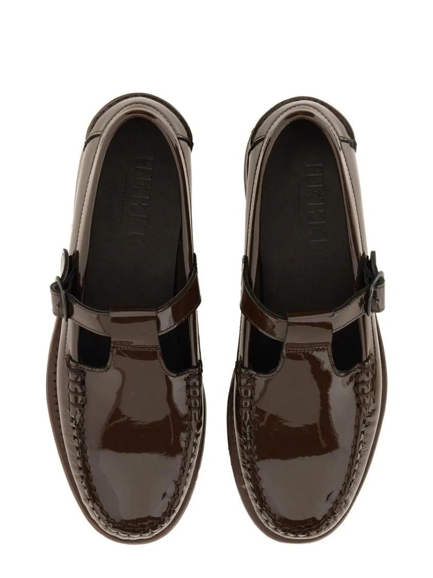 Thumbnail - T-Bar "Alber" Moccasin - Gr. 36 (EU) - in Braun