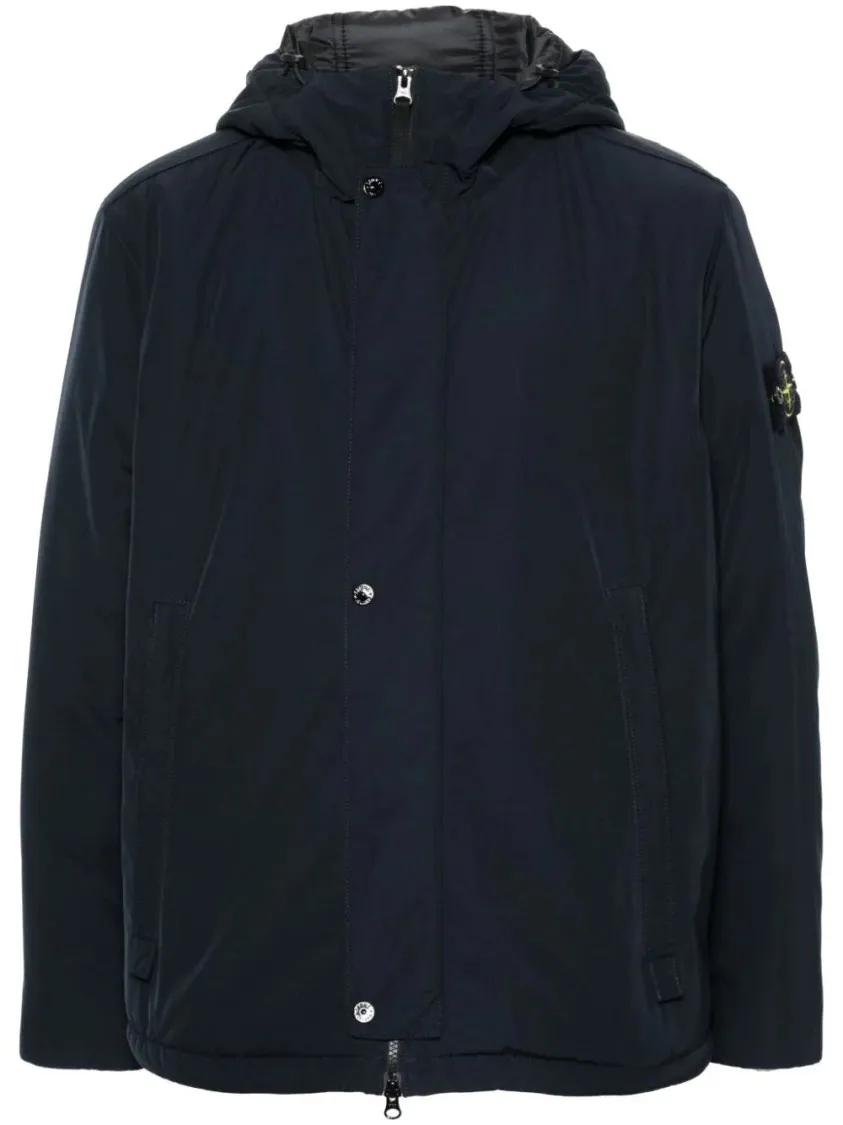 Stone Island - Compass-Badge Jacket - Größe L - blau