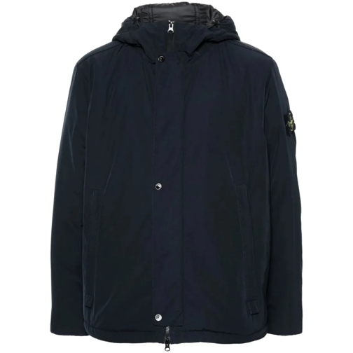 Stone Island Compass-Badge Jacket Blue Daunenjacken