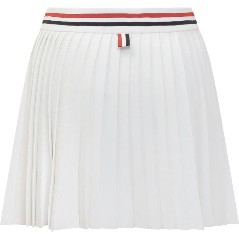 Thom Browne Minijupe Gonna Plissettata weiß(Image 2)