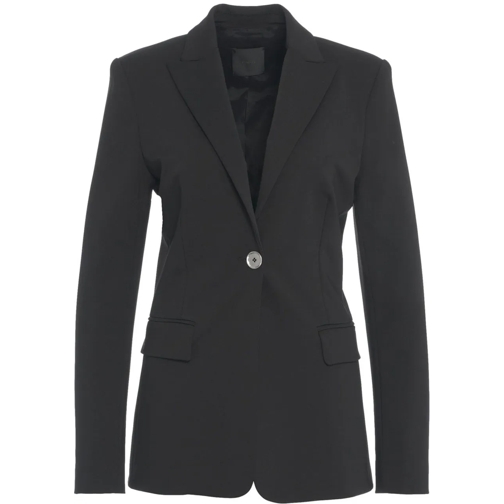 Pinko Blazer Single-breasted blazer in scuba schwarz