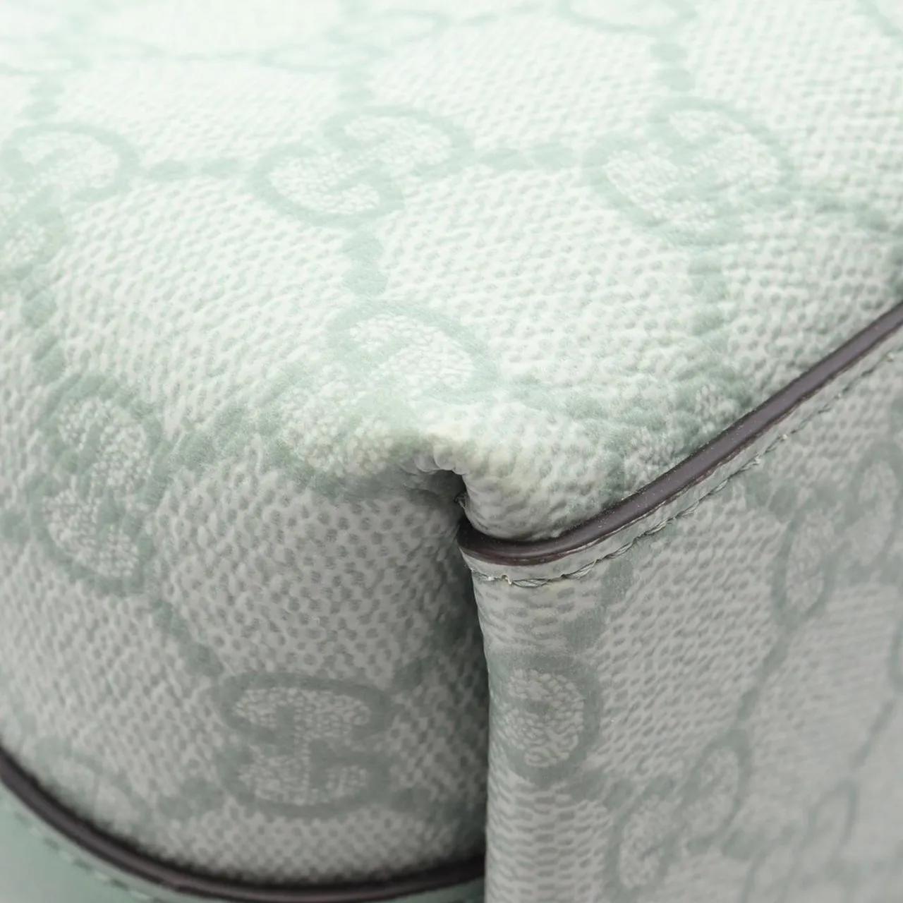 Thumbnail - Gucci Hobo Bags - Small GG Supreme Emblem Bucket Bag - Gr. unisize - in Grün - für Damen