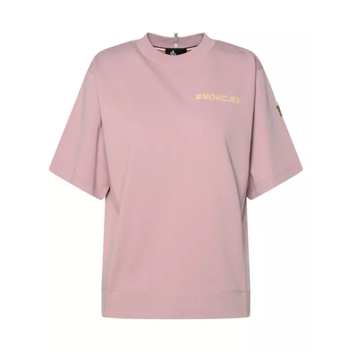 Moncler Pink Cotton T-Shirt Pink 