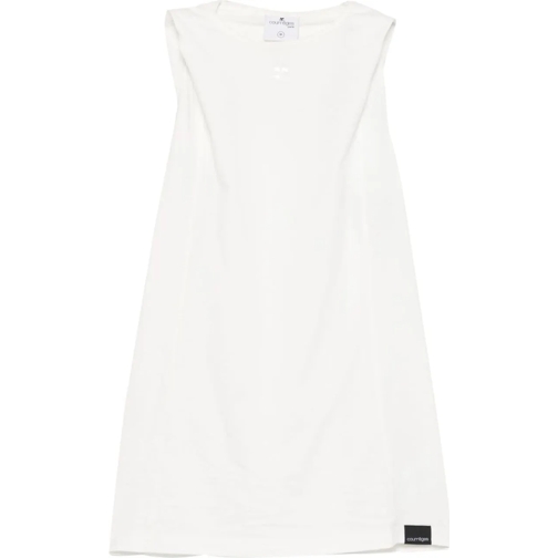 Courrèges T-Shirts Top White weiß