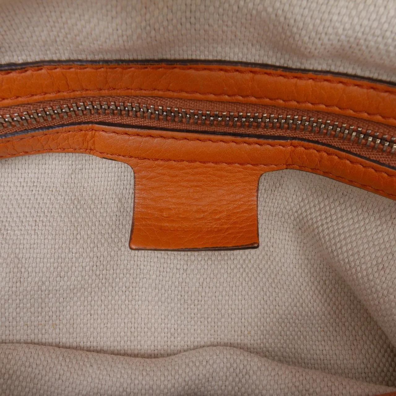 Thumbnail - Gucci Hobo Bags - Medium Leather Soho Working Satchel - Gr. unisize - in Orange - für Damen