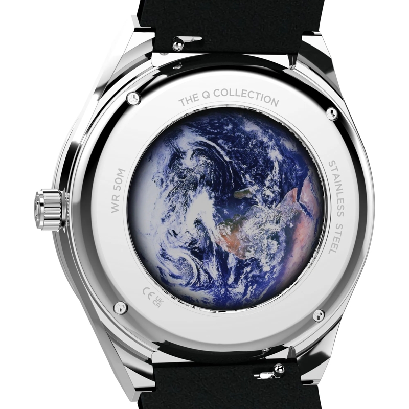 Timex Quarzuhr Quarz-Analoguhr Q Timex Vintage Inspired Nasa schwarz(Image 4)