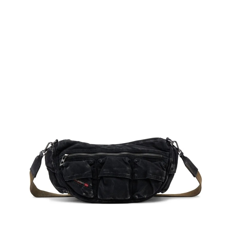 Diesel Sac à bandoulière Functional Black Bag Black