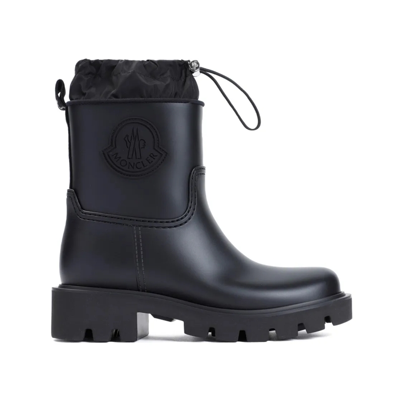 Moncler Laarzen Kickstream Black Pvc Boots Black
