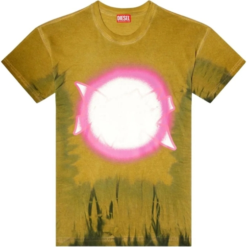 Diesel T-Shirts T-shirts and Polos Yellow gelb