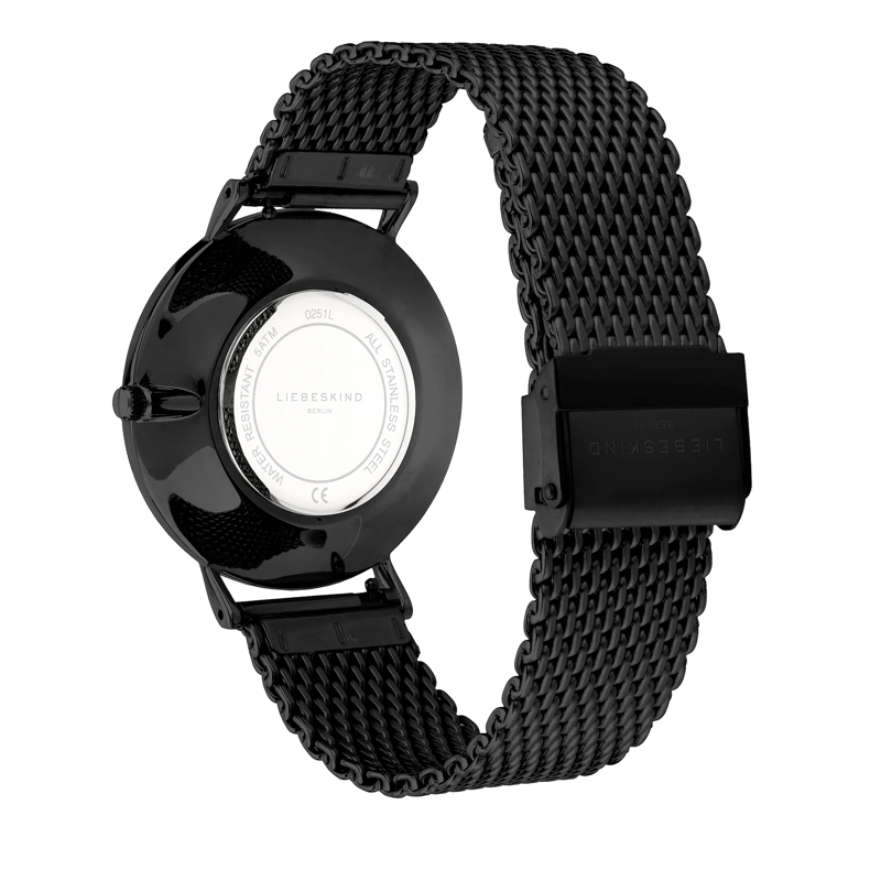 Liebeskind Berlin Quarzuhr Edelstahl Keep Loving schwarz(Image 3)