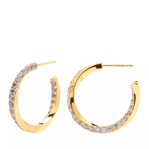 PDPAOLA Cavalier Earring Yellow Gold Boucle d'oreille