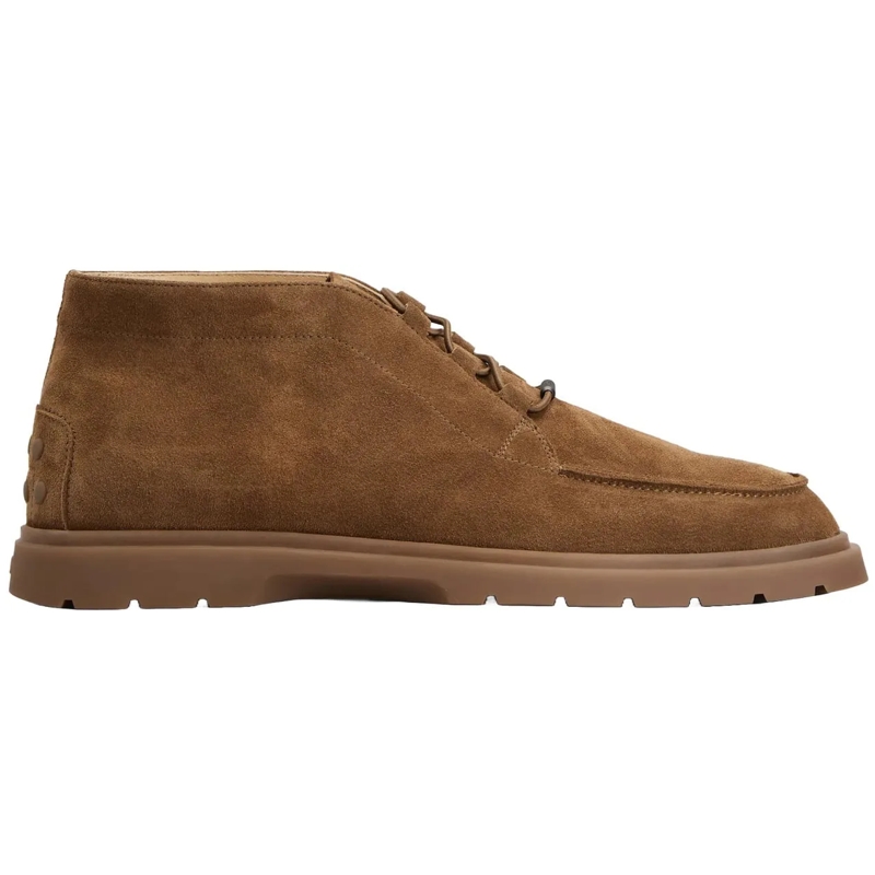 Tod's Slides Flat Shoes Noce Chiaro braun