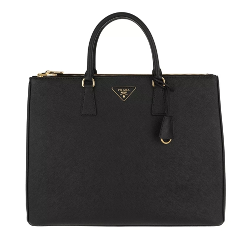 Prada Galleria Maxi Bag Saffiano Leather Black Sac d'affaires